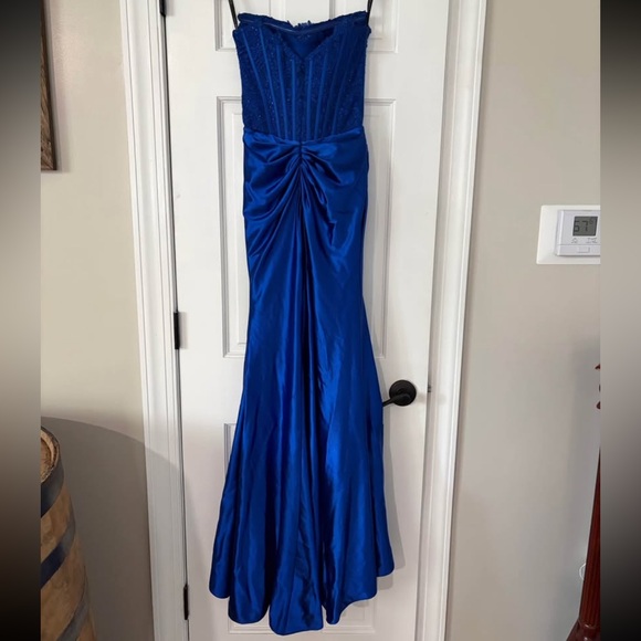 sapphire blue evening dress Magnolia Dress - Sapphire, AU/UK 10